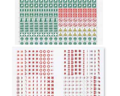 Fire and safety pictograms