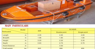 Rigid Outboard Engine Rescue Boat