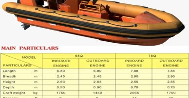 Inflated Fender/Rigid Fast Rescue Boat